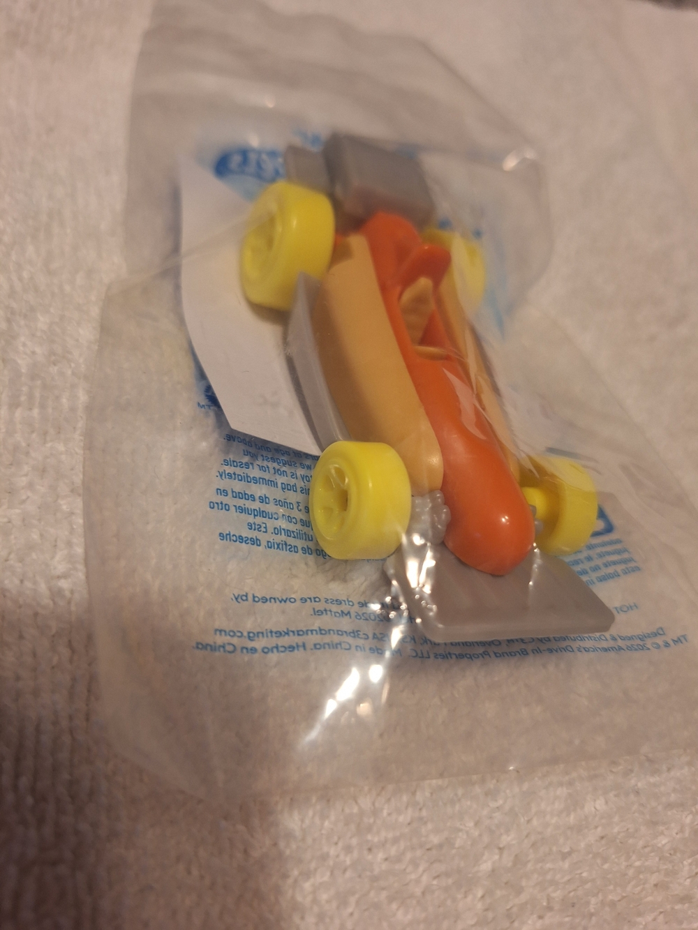 Sonic Wacky Pack Hot Wheels 2026 Street Wiener Hot Dog Car